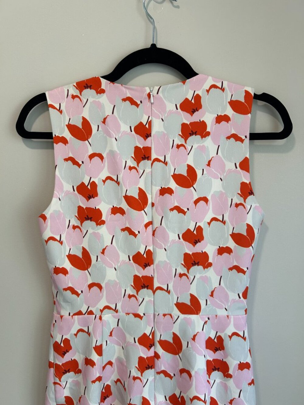 Black Halo Avilla Sheath Dress Size 0 Floral Tulip Print Wedding Guest Career - Picture 9 of 12